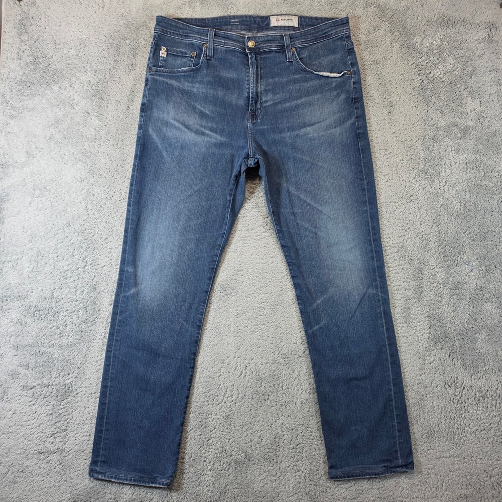 Adriano Goldschmied Everett Jeans Mens 36x33 Blue Slim Straight AG ED Denim